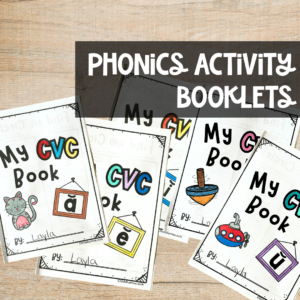 This is an image of CVC Decodable Story Books by Primary School Teacher